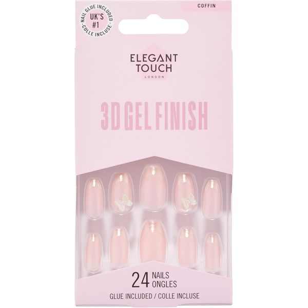 Elegant Touch 3D Gel Finish Flutterby