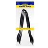 Party Essentials Plastic Serving Tongs, 3-Count, Black