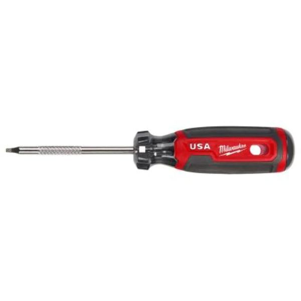 Milwaukee Electric - 1 Square 3 Cushion Grip Screwdriver USA