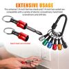 12PCS 1/4" Hex Shank Quick Release Keychain Screwdriver Drill Bit Holder Bit Set