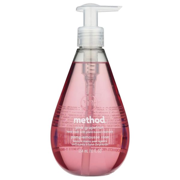 Method Hand Wash Grapefruit Liquid Bottle 12 Oz Pink