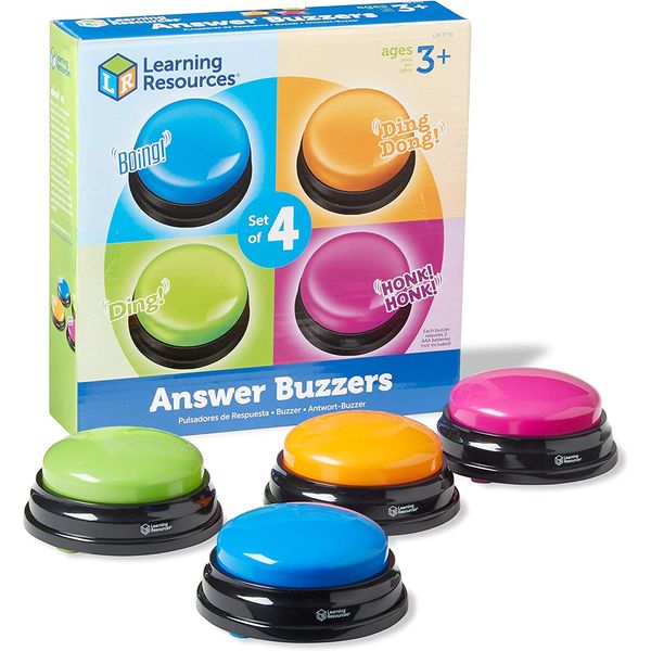 Learning Resources Original Answer Buzzer (Pack of 4)