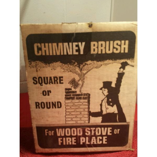 Vtg. Rutland Chimney Brush Wood Stoves Fireplaces Org.Item #35076