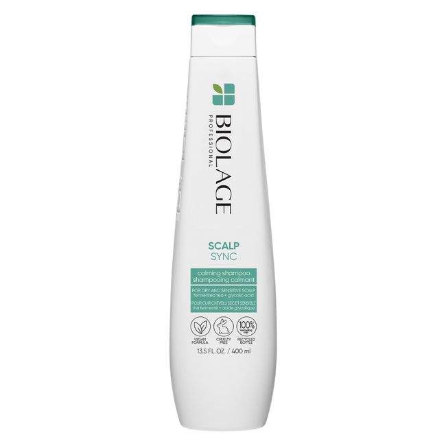 Biolage Scalp Sync Calming Shampoo | Calms & Hydrates Dry or Irritated Scalp | Paraben & Silicone Free | For Sensitivity Control | Vegan & Cruelty Free | Salon Shampoo