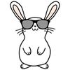 CafePress Bunny Large Mug 15 oz (444 ml) Ceramic Coffee Mug