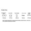 Oversized Blue Light Glasses Square Womens Mens Brown Computer Gaming Frames