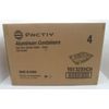 Pactiv Half-Size Deep Aluminum Steam Table - Silver (100/Case) (O19762-1 JO) N1F