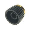 KAISH 10x Guitar AMP Amplifier Knobs Black w/ Gold Cap Push-on fits Marshall