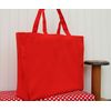 CLOSEOUT!! Cotton Canvas Totes - Royal Blue - 12x16x4 - Threadart