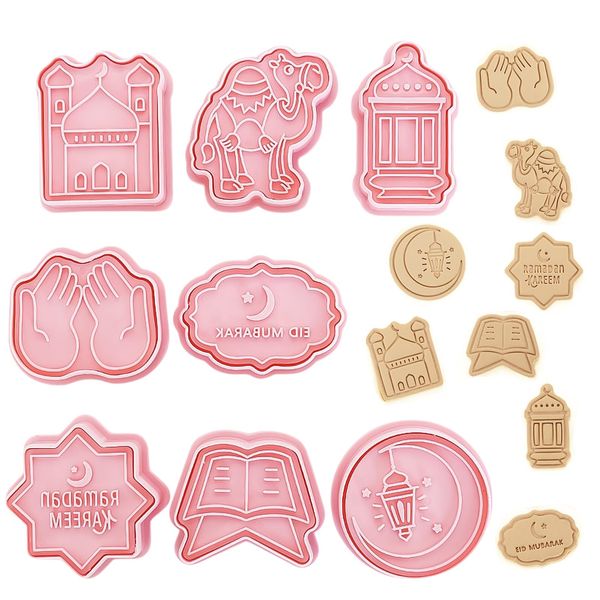 8PCS Mini Cute Cartoon Cookie Cutters, 3D Raised Design Gingerbread Cookie Stamps, Cookie Molds Suitable for Frosting Decoration, Mini Pie Molds, Apple Pie Pastry Biscuit Cutter, Fruit Cutter