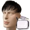 Luce brillare Men's Wig, Hairpiece, Partial Wig, Hair Whorl, Top of Head, Short, 100% Human Hair, Domestic Manufacturer, Essential Set of 5, Business Short +