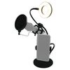 Technical Pro Social Media Youtube Streaming Mic+LED Selfie Light+Phone Holder