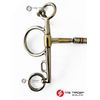 Pelham Snaffle Copper Barrel German Silver Horse Bit (5")
