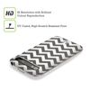 Head Case Designs Grey Zigzag Soft Gel Case Compatible With BlackBerry Leap