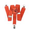 Baby/Childrens Elasticated Clip on Braces/Suspenders with Teddy Bear Design - Red