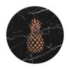 Rose Pineapple Black PopSockets Standard PopGrip