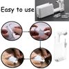 10 PCS Self Ear Piercing Kit - Painless Ear Piercing Gun With Studs (White)