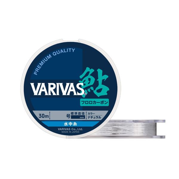 VARIVAS Fluorocarbon Water Thread, 98.8 ft (30 m), Natural 0.4
