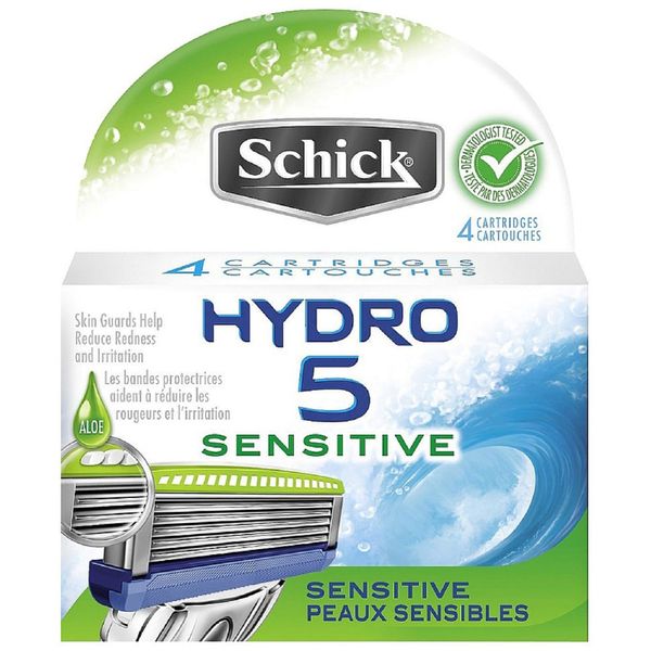 Schick Hydro 5 Sensitive Refill Razor Blade 4 ea (Pack of 5)