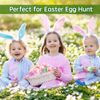 COONE 20 Fillable Plastic Easter Eggs Hunt Party Supply Pack Bulk- 2.36" Assorted Colorful Plastic Eggs