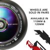 Root Industries 110 mm Air Wheels, Black/Rocket Fuel