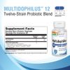 Solaray Multidophilus 12 Strain Probiotic | 20 Billion CFU | 25 Servings | 50
