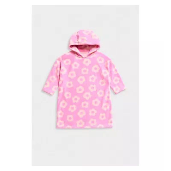 Mothercare Floral Fleece Blanket Hoodie