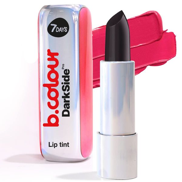 7DAYS Lipstick & Lip Tint for MakeUp | Tinted Moistriser & Lip Balm for Lip Make-Up | Highly Pigmented Lip Gloss | Colour Changing Lipstick | Dark Red Lip Stain Long Lasting | 3in1 Multi Stick, 3.5g