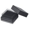 SALONIA Square Ion Brush, Black