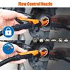 2.4 GPM Powered Battery Quick Liquid Fuel Transfer Pump with Flow Control Nozzle