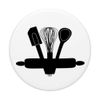 Baker Bakery Baking Whisk Rolling Pin PopSockets PopGrip: Swappable Grip for Phones & Tablets