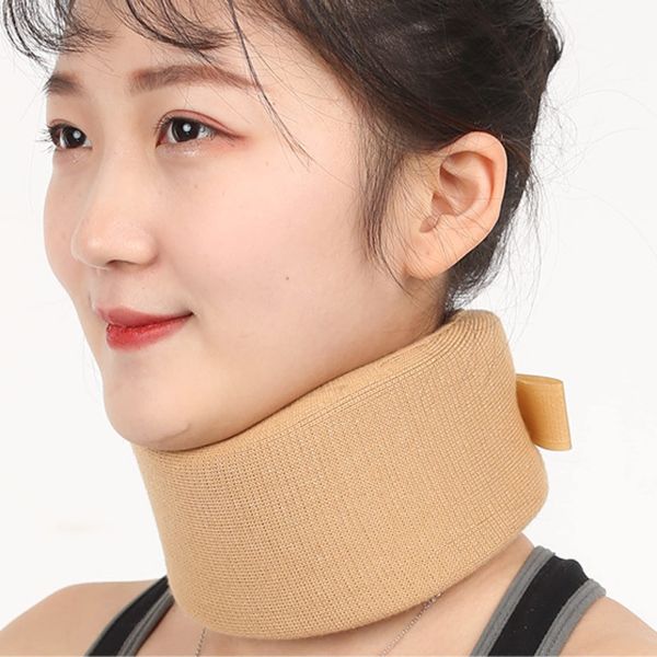 Mies′ Neck Support, Neck Pillow, Cervical Vertebrae, Neck Collar, Fixed Feel, Soft, Sleeping, Home, Work, Unisex, Neck Fixing Belt, Lightweight, Breathable (S, Khaki)..