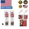 Black High-Temp Fireplace Sealant - 2732°F, Easy Application & Repair (2 Pack)