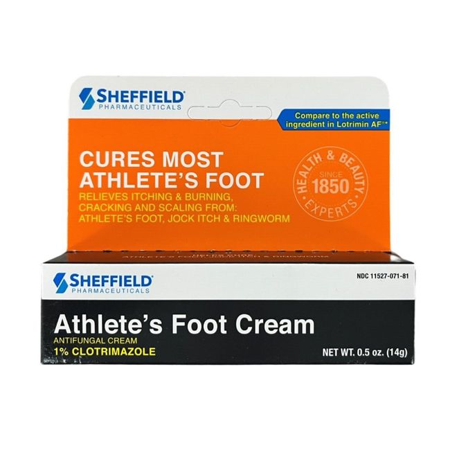 Athlete's Foot Cream Dr. Sheffield's 14gm ~