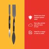 Amtech G1855 Leaf and Square Profiling Tool Set, Triangular and Square Blades, Plasterers Trowel, Small Tool, Double-Ended 2-Piece