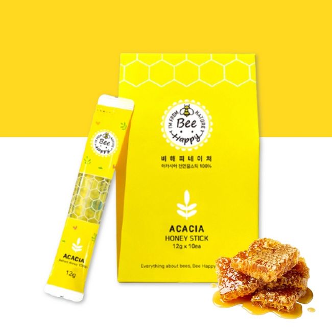 100% domestic natural acacia honey stick from nature Natural honey mini stick 10 packets, 2 sets, 12g