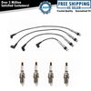 Ignition Kit Spark Plug & Wire Set For Volkswagen Jetta L4 2.0L