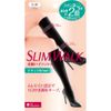 [S-M - 2 Packs] Pip Slim Walk Beautiful Leg Socks, Natural Feel, SM Size Socks, For Others, Compression Black x 2 (4902522676588-2)