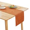 EGROON Polyester Table Runner Elegant Simple Tablecloth Dining Table Cover Table Cover Orange 30*180cm