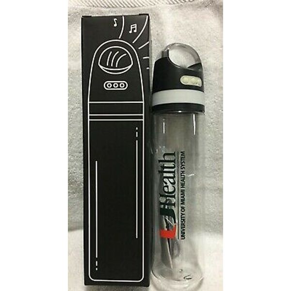 Bluetooth wireless speaker Water Bottle 25oz Univ. of Miami U Health System  New