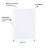 SUMMIT Punched Pockets A4, 100 Poly Pockets, Pack of 100