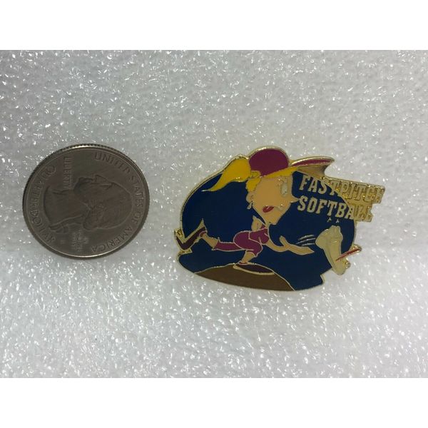 Girls Fastpitch Softball Pin