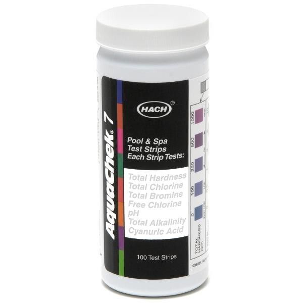 AquaChek 551236 Silver 7-in-1 Test Strips - 100 Strips