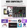 Podcast Microphone Recording Sound Card Studio Singing Equipment Bundle Set NEW
