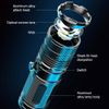 10W Laser White LED Flashlight Zoomable USB Rechargeable Torch High Brightness