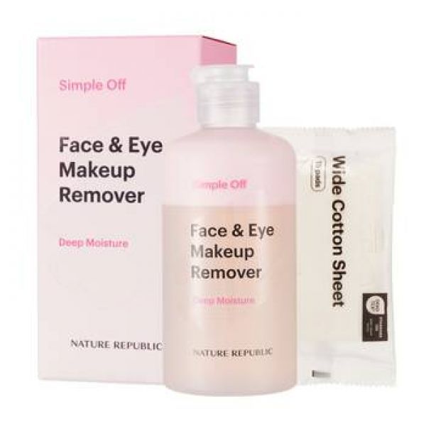 Nature Republic Simple Off Face &amp; Eye Makeup Remover Deep Moisture 240ml