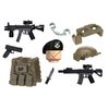 Battle Brick Battle Bag Air Force Security Weapons Pack Compatible with Lego® Minifigures