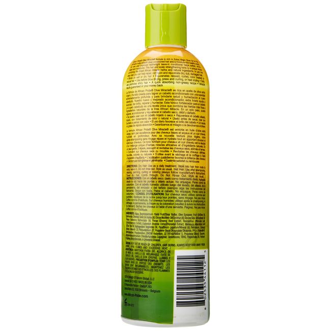 African Pride Olive Miracle Leave-in Conditioner, 12 Ounce