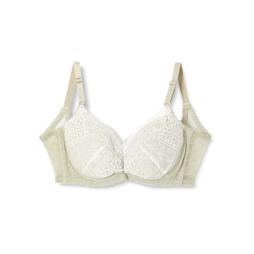 Lily Brown LLFT224507 Women's Bi-Color Lace Underdress Bra, green (MNT)