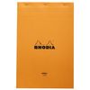 Rhodia Yellow Page Notepad, No19 A4+, Lined - Orange (19660C)